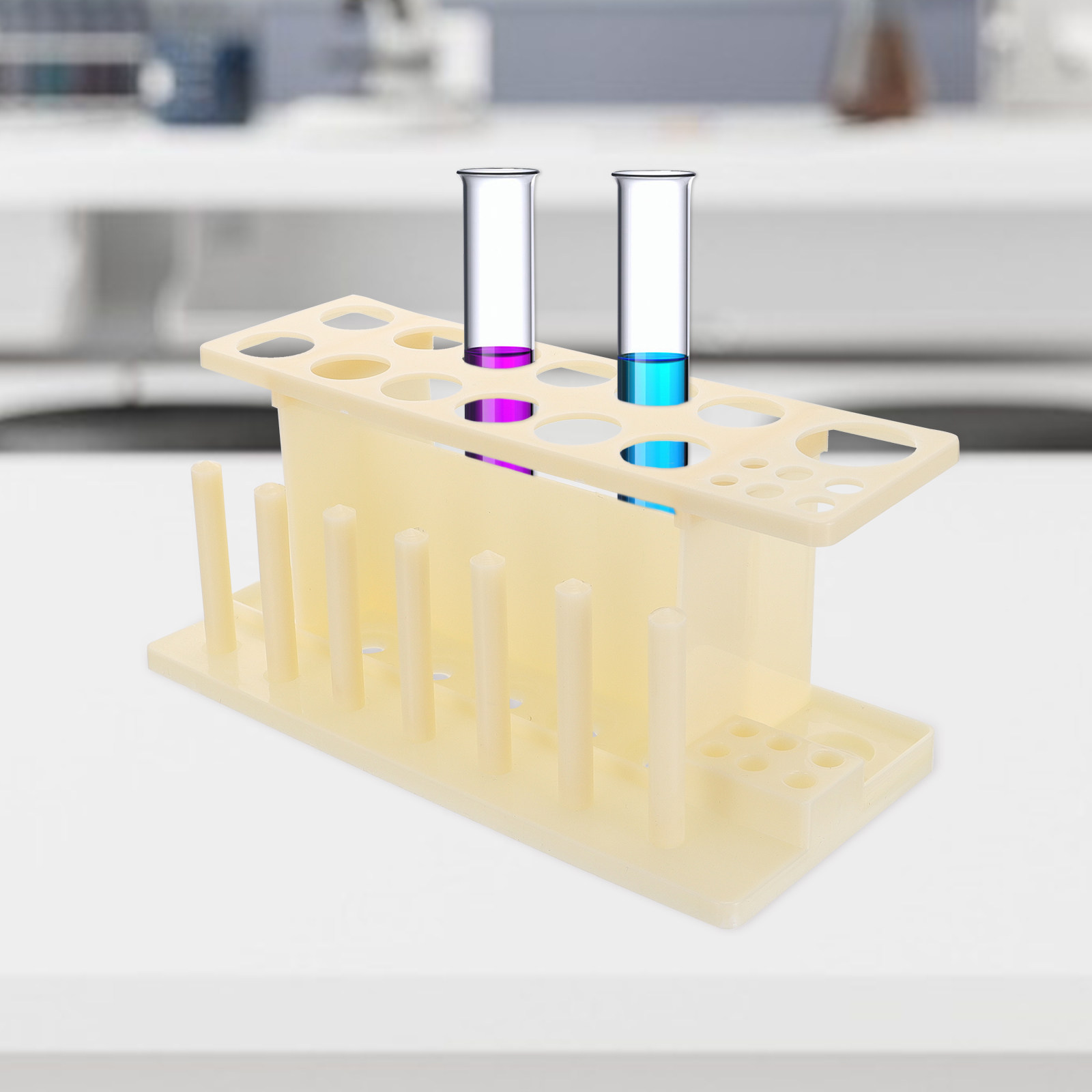 Lab Equipment - Test Tube Racks Wood Laboratory Shelf