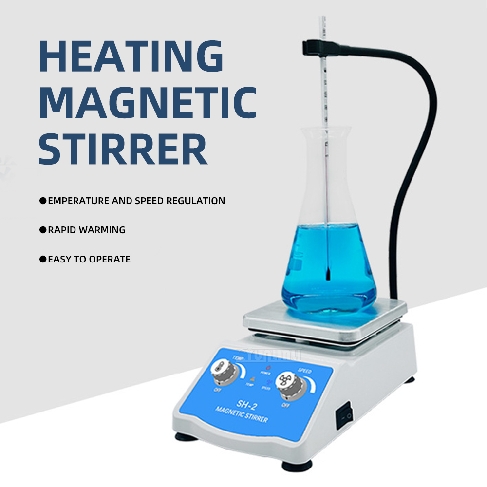 SH-2 Magnetic Stirrer with Hea - đánh giá và giá Lab Magnetic Stirrer Hot Plate