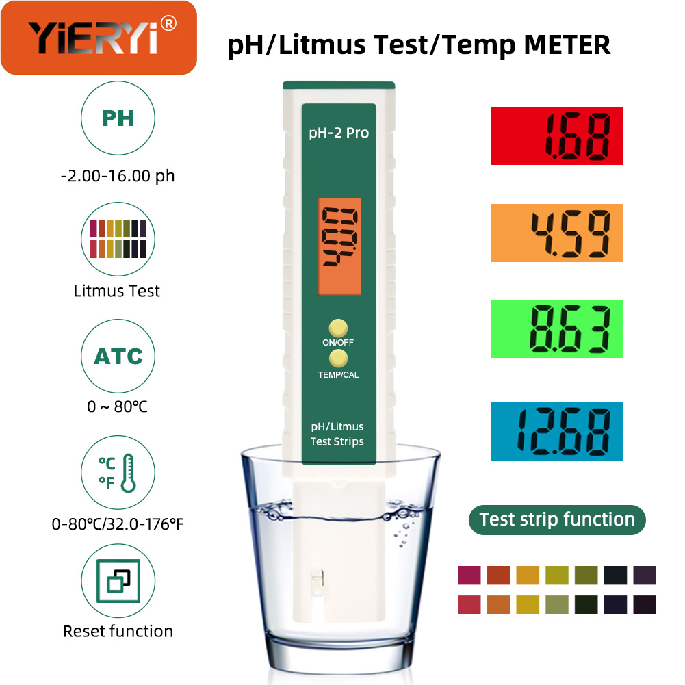 Yieryi Digital PH Meter with L - đánh giá và giá Ph Meter Digital Water Tester