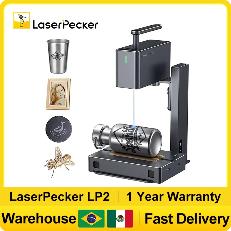 60W LASERPECK 2 Khắc Hàng Mới  - đánh giá và giá Fiber Laser Marking Machine 30W