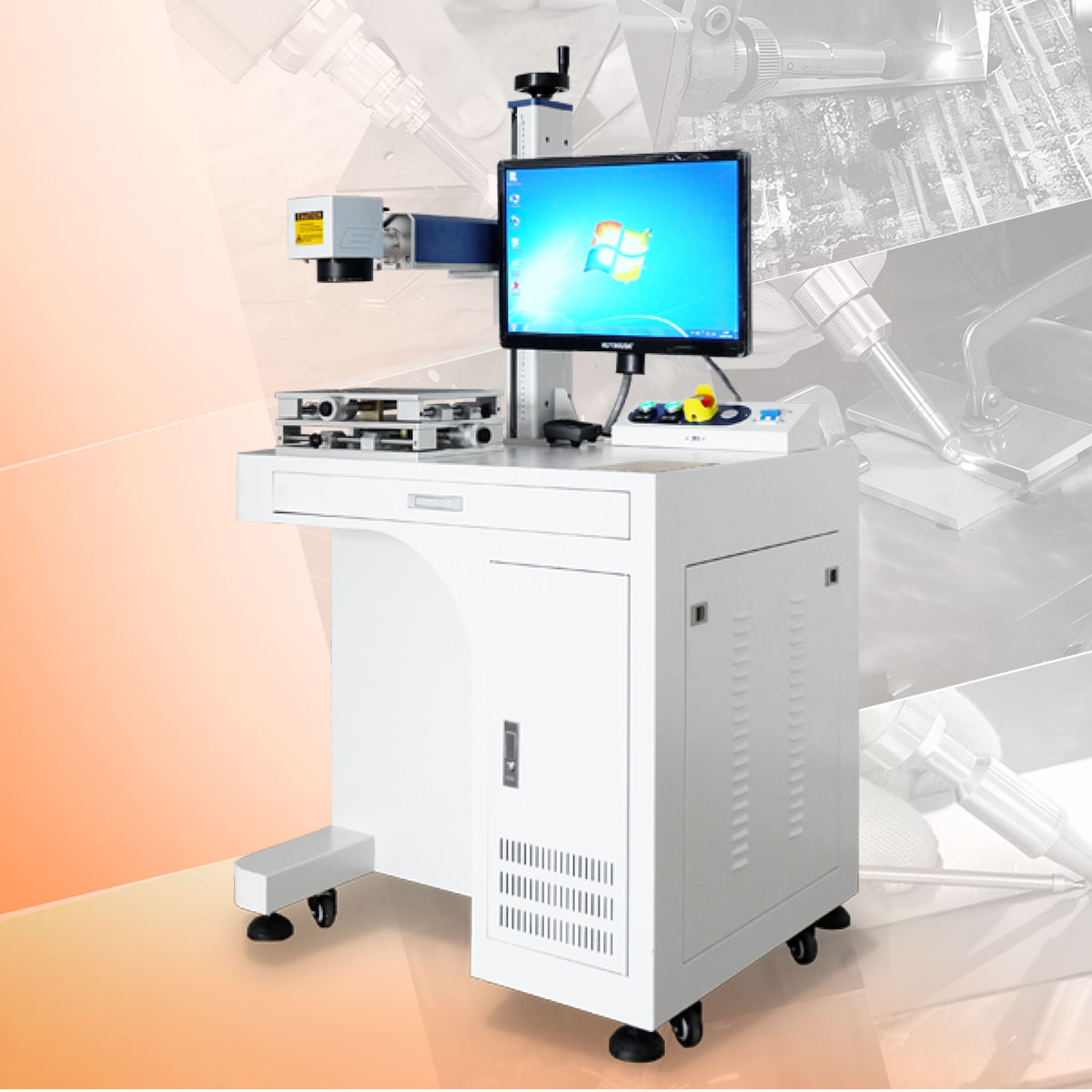 30W 50W 100W 3D Raycus Jpt Mop - đánh giá và giá Fiber Laser Marking Machine 30W