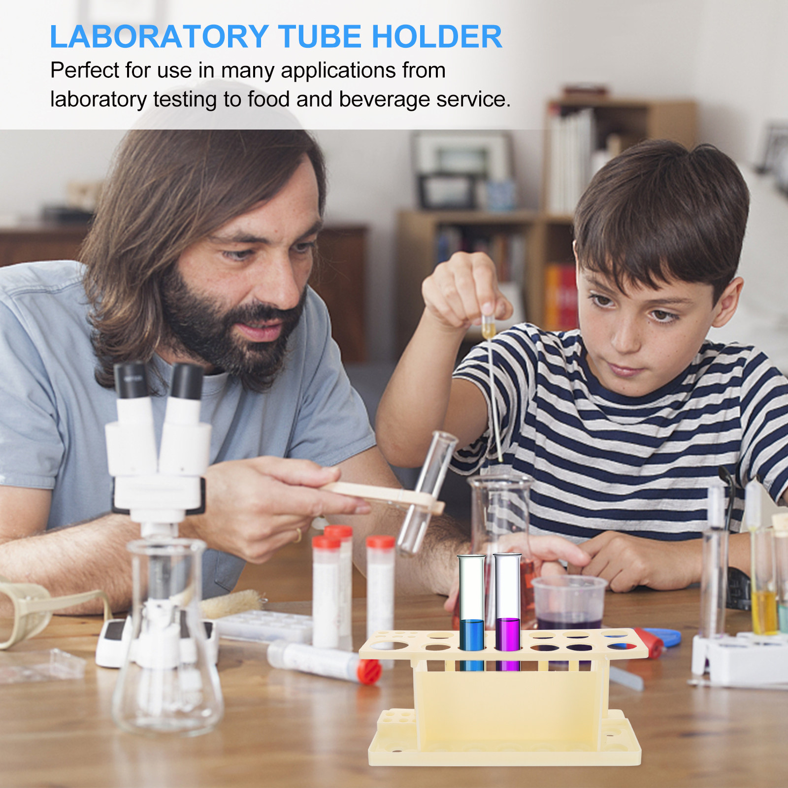 Test Tube Racks Wood Laborator - đánh giá và giá Lab Equipment
