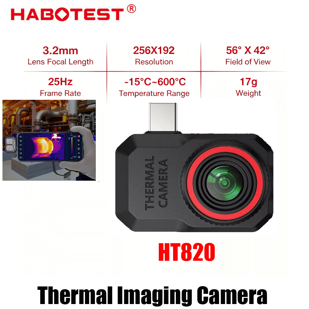 2026 New HABOTEST HT820 Phone  - đánh giá và giá Thermal Imaging Camera Pcb Repair
