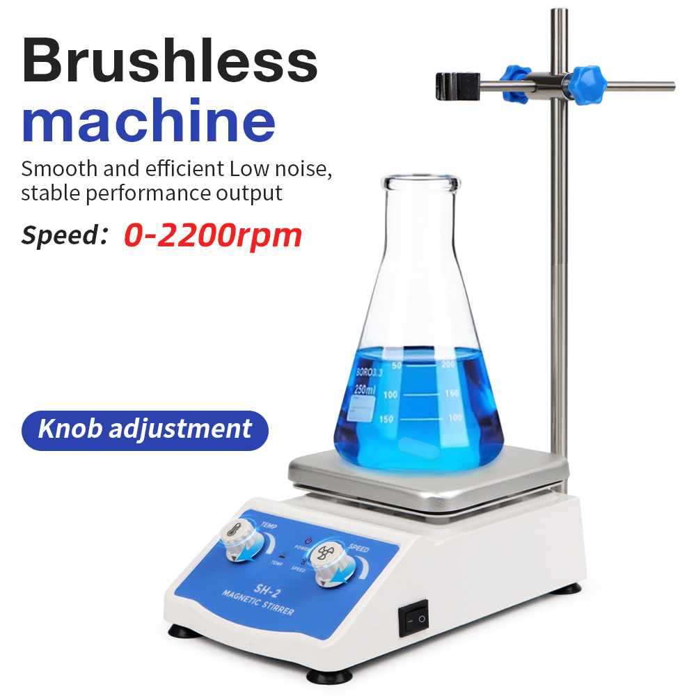 SH-2 Heating Magnetic Stirrer  - đánh giá và giá Lab Magnetic Stirrer Hot Plate