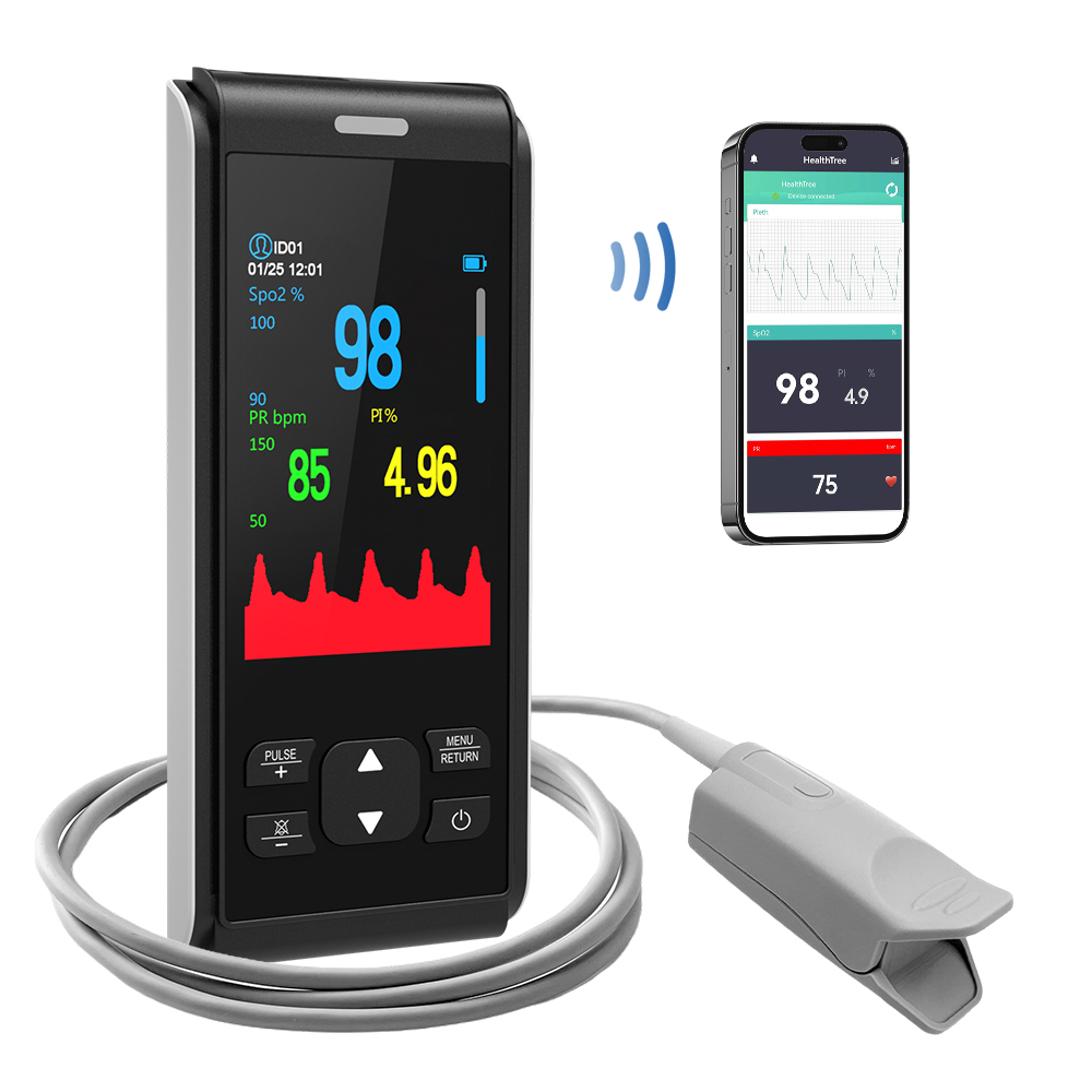 HealthTree Handheld Pulse Oxim - đánh giá và giá Pulse Oximeter Fingertip Rechargeable