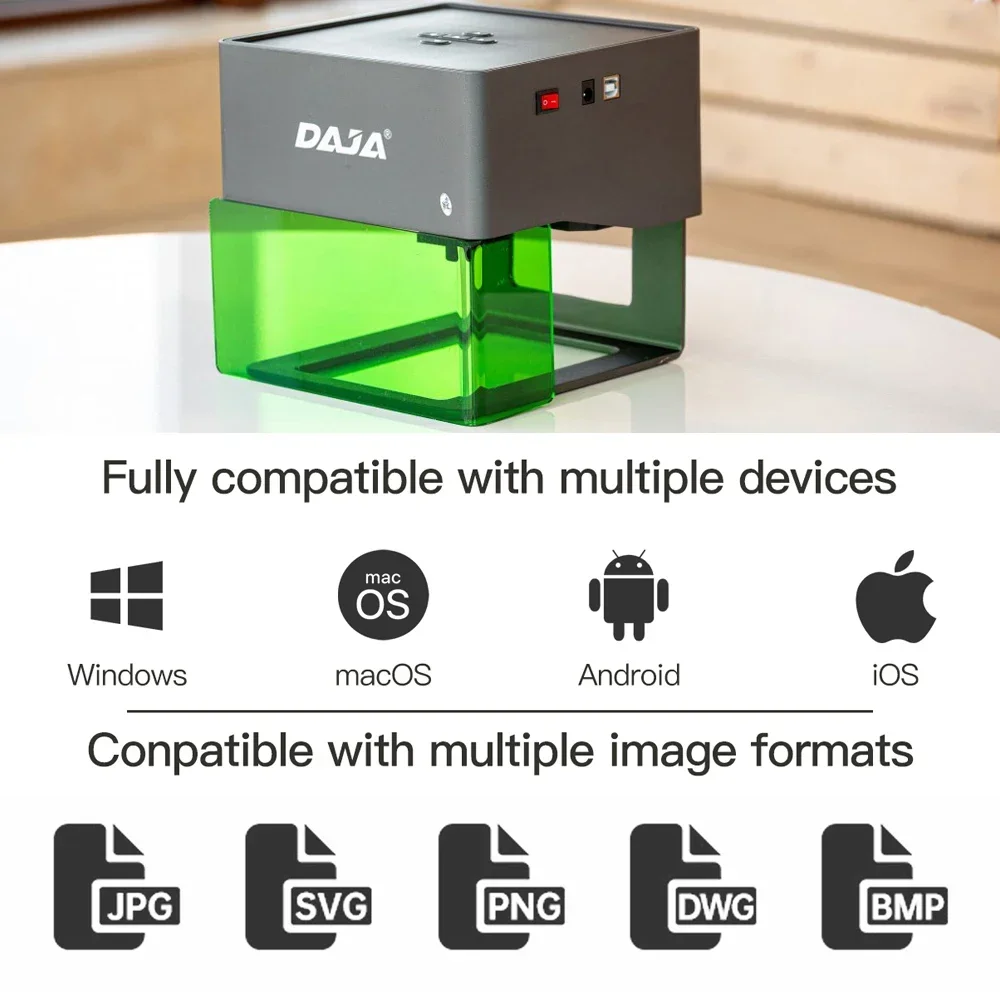 DAJA Laser Engraver CNC DIY DJ - đánh giá và giá Fiber Laser Marking Machine 30W