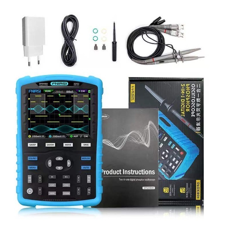 FNIRSI DPOX180H Handheld Phosp - đánh giá và giá Fnirsi Digital Oscilloscope Handheld