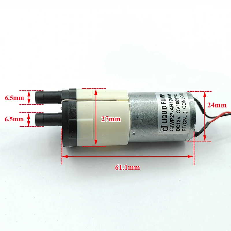CJWP27-AB12A61 DC 12V Mini Dia - đánh giá và giá Mini Peristaltic Pump 12V