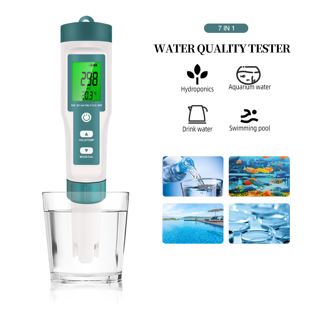 7 In 1 Digital Water Quality T - đánh giá và giá Ph Meter Digital Water Tester