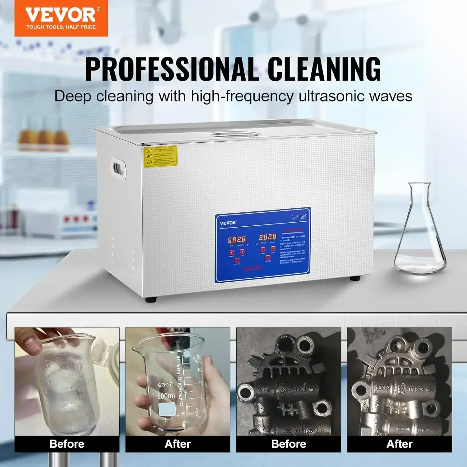[Limited Stock!]Ultrasonic Pro - đánh giá và giá Ultrasonic Cleaner 30L Industrial
