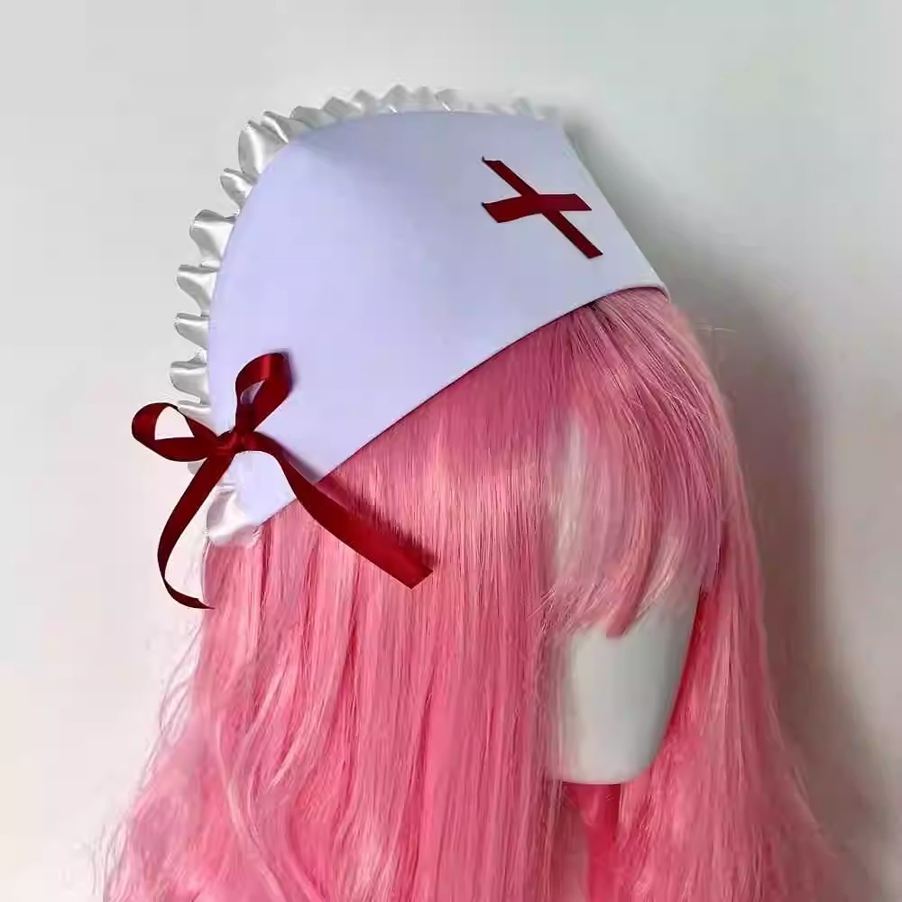 Cosplay nurse cap hat Accessor - đánh giá và giá Medical Supplies